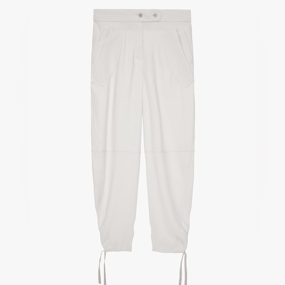 NWT ZARA SRPLS BLUE GRAY VISCOSE JOGGER JGGR PNT 10 size xs - Picture 3 of 10